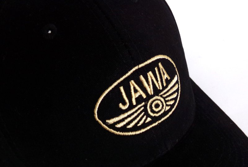 Czapka z daszkiem, logo JAWA, czarna-photo3