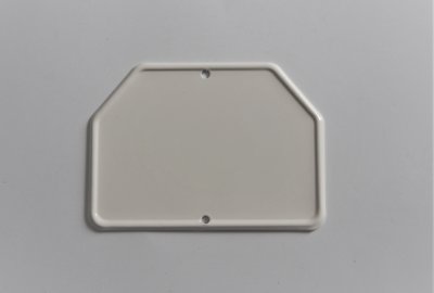 Tylna tabliczka rejestracyjna, 14.4x10.3 cm, Jawa, CZ