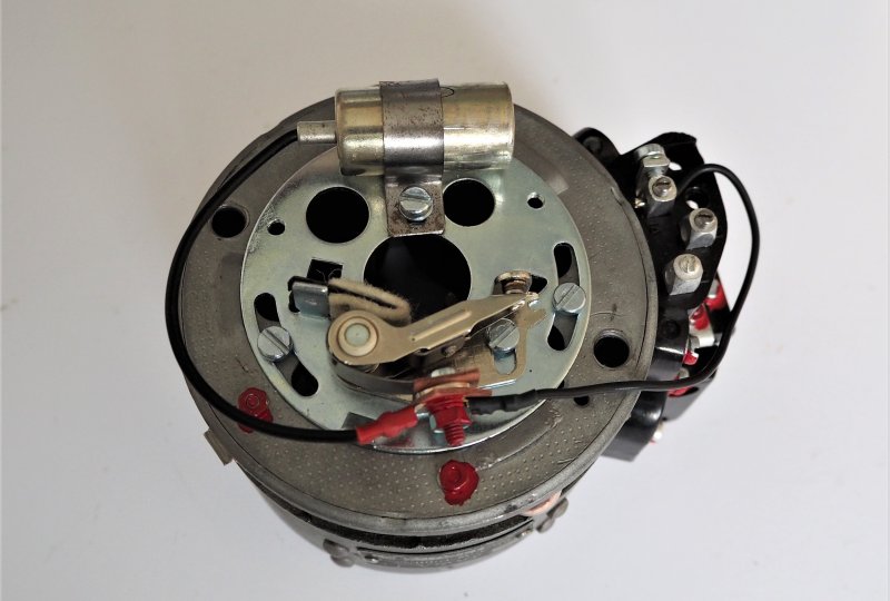 Stojan prądnicy jednocylindrowy 6V z regulatorem napięcia i zworkownicą, Jawa, CZ 125-250-photo3