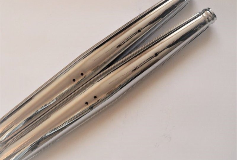 Tłumiki cygara, chrom, Jawa I typ 634 , Bizon-photo2