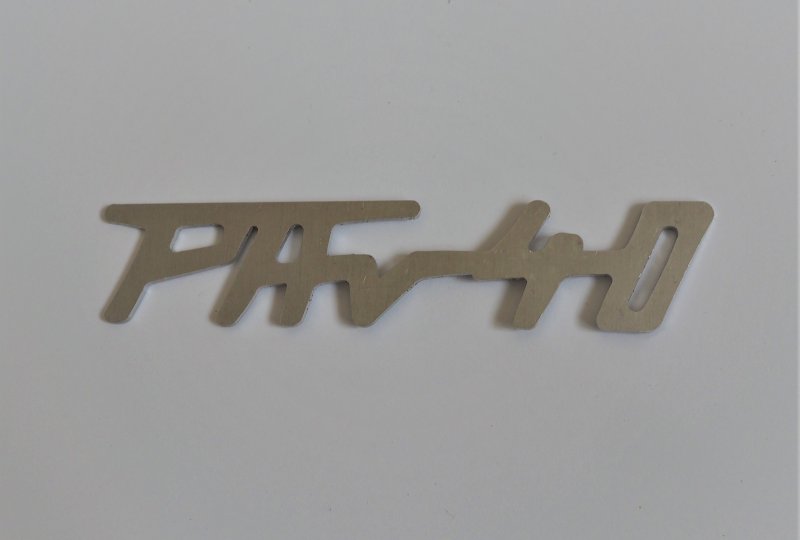 Emblemat PAV 40, nierdzewny-photo1