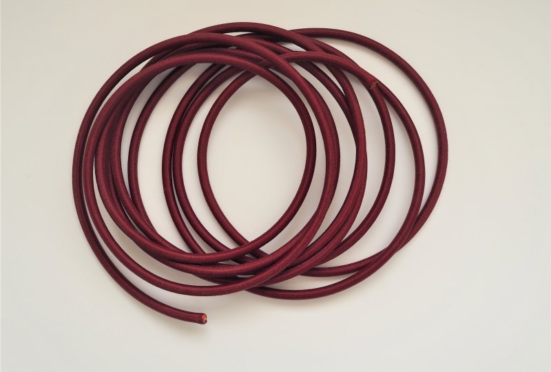 Kabel wysokiego napięcia, bordowy, 0,5 m, Jawa, CZ-photo1