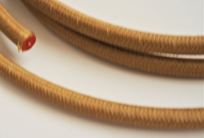 Kabel wysokiego napięcia, kremowy, 0,5 m, Jawa, CZ-photo2