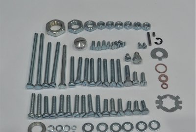 Komplet śrub silnikowych, ocynk, Jawa, CZ 125/175