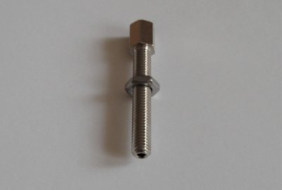 Śruba regulacji nastawu linki, nierdzewna, M6x40mm, Jawa, CZ