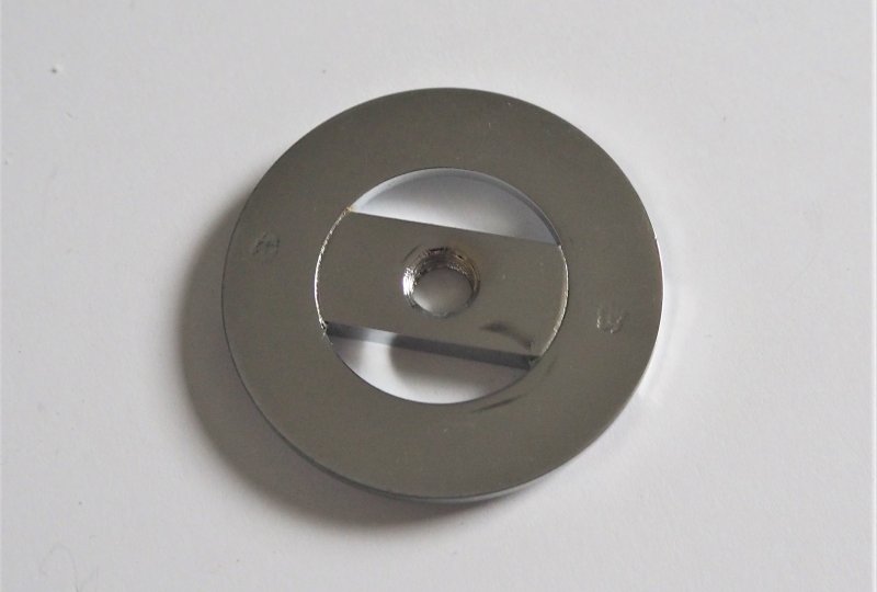 Nakrętka tłumika skrętu główki ramy, chrom, Jawa 250/350 Perak, 500 OHC-photo2