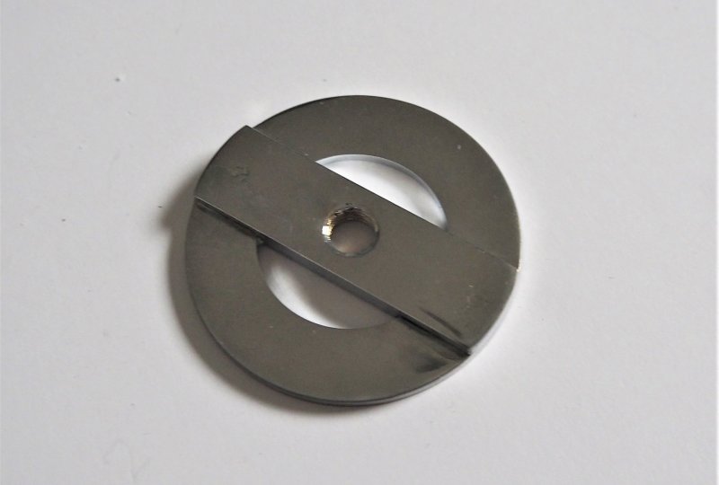 Nakrętka tłumika skrętu główki ramy, chrom, Jawa 250/350 Perak, 500 OHC-photo1