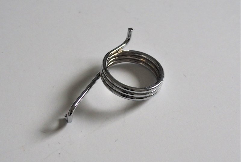 Sprężyna dźwigni hamulca, chrom, Jawa 500 OHC 02-photo2