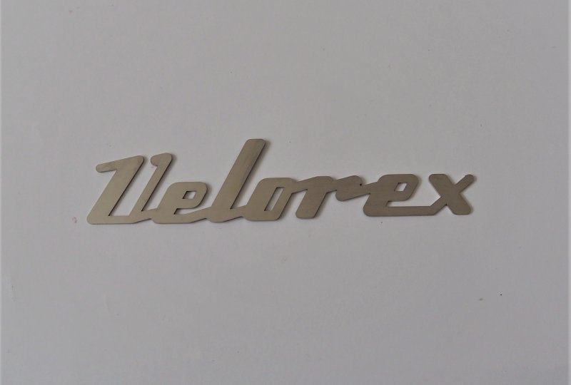 Emblemat VELOREX, nierdzewny-photo1