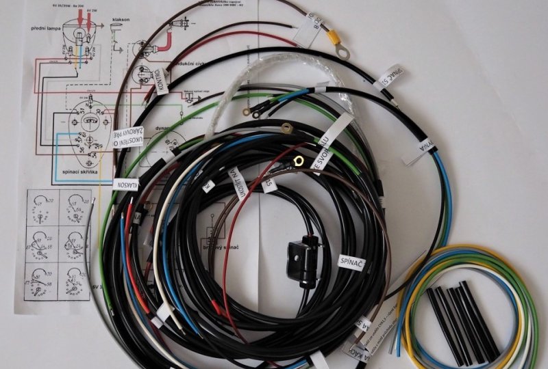 Instalacja elektryczna, Jawa 500 OHC 02-photo1