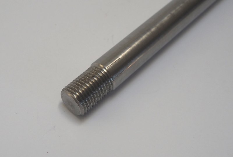 Ośka tylnego koła 224 mm, nierdzewna, polerowana, Jawa 250/350 Kyvacka, Panelka-photo4