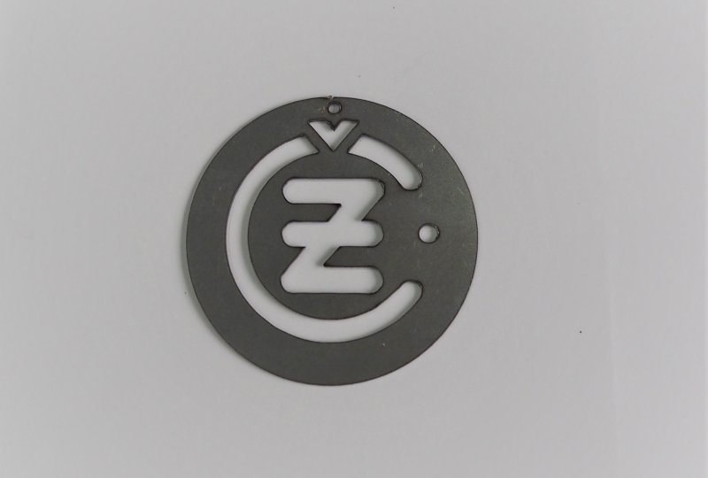 Logo CZ, 60 mm, stal nierdzewna-photo1