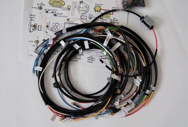 Instalacja elektryczna, wersja dwulicznikowa, Jawa 634-photo1