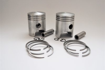 Tłoki 60,00 mm + pierścienie + sworznie 16 mm, Jawa 350 12 V