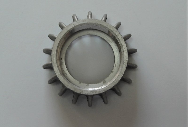 Nakrętka kolanka wydechu, aluminium, Jawa-CZ 125,175-photo2
