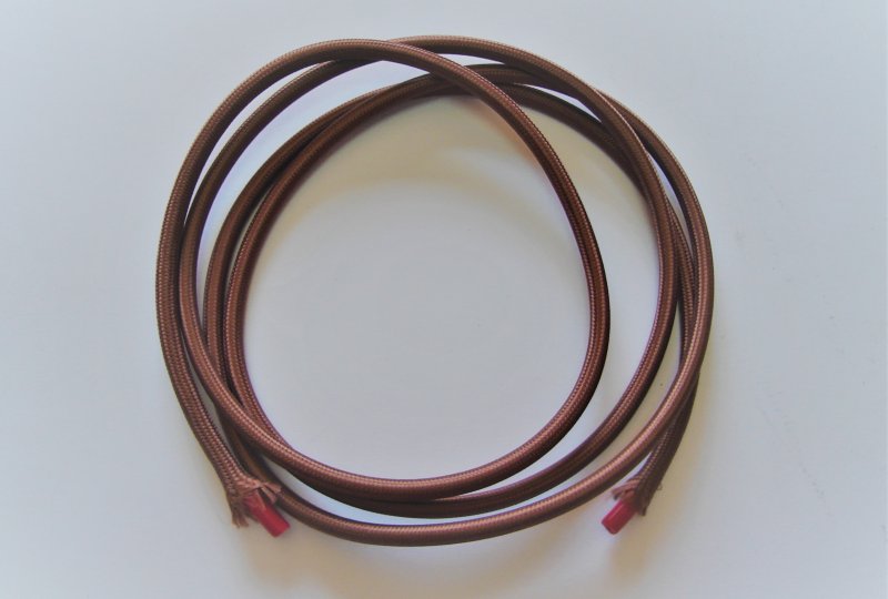 Kabel wysokiego napięcia, brązowy, 1m, Jawa, CZ-photo1