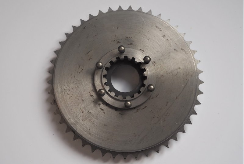 Bęben z zębatką koła, bez obróbki powierzchniowej, Jawa 500 OHC 00, 01-photo1