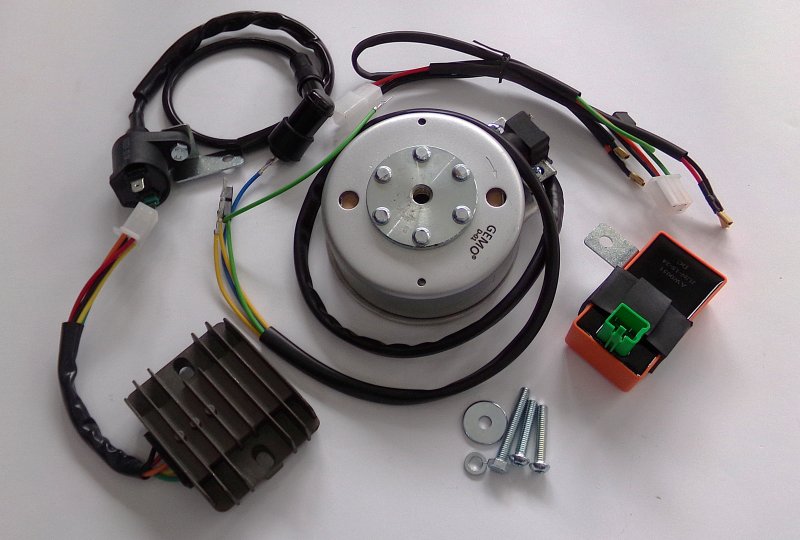 Zapłon elektroniczny GEMO® - D01 12V ( v.2 ) pojedynczy cylinder, Jawa 250 Perak, Kyvacka, Libenak, Panelka-photo1