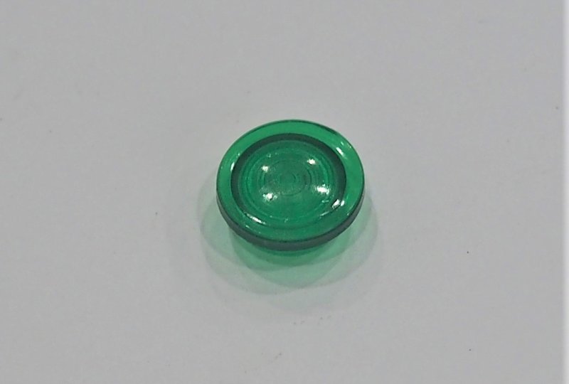Szkiełko kontrolki, zielone, oryginał, Jawa 634-640-photo1