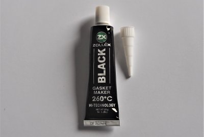 Uszczelniacz do silników i skrzyń biegów, czarny, 25g, do 260C, Zollex