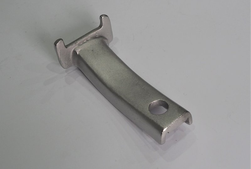 Uchwyt pokrywy hamulca, tył, nierdzewny, elektropolerowany, Jawa 250/350 Panelka-photo1