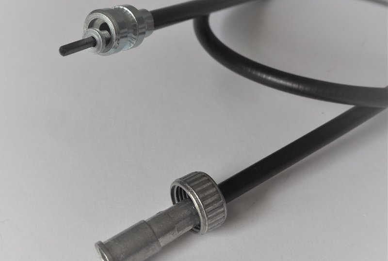 Linka licznika 810mm, aluminium, czarna, Jawa, CZ 125-250 Perak, Kyvacka-photo2