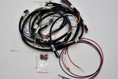 Instalacja elektryczna ze stacyjką  w lampie, Jawa 250/350 Kyvacka