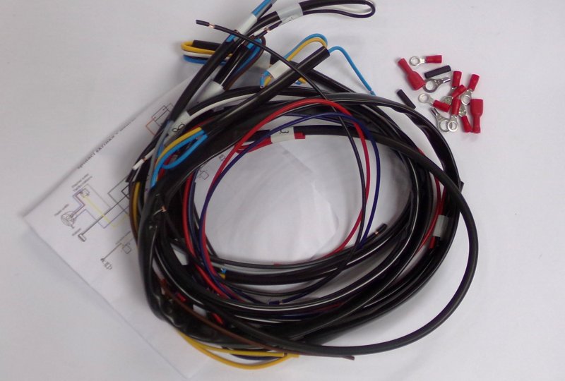 Instalacja elektryczna ze stacyjką w zbiorniku, Jawa 250/350 Kyvacka-photo1