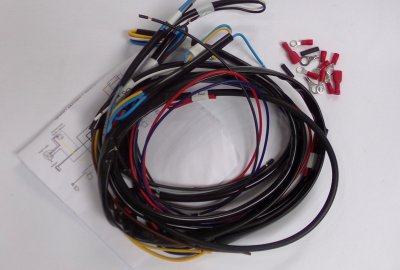 Instalacja elektryczna ze stacyjką w zbiorniku, Jawa 250/350 Kyvacka