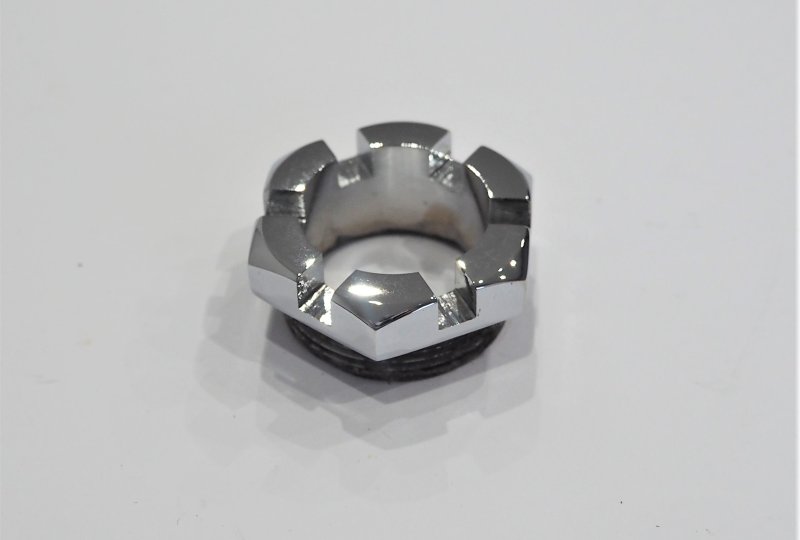 Nakrętka osłony wałka rozrządu, chrom, Jawa 500 OHC 01, 02-photo1