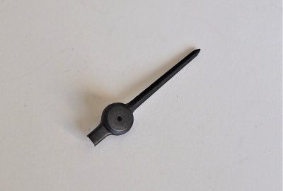 Wskazówka licznika, metalowa, czarna, Jawa, CZ