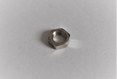 Nakrętka śruby regulacyjnej gaźnika, M6x0,75mm, nierdzewna, Jawa, CZ