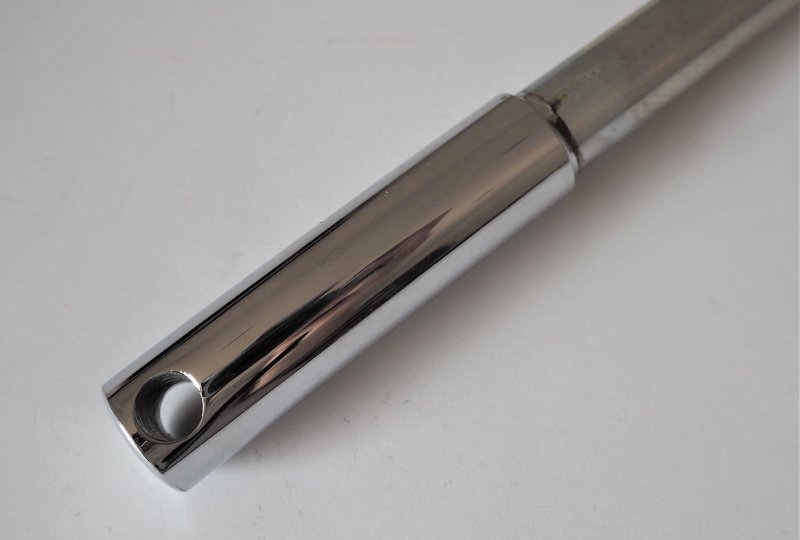 Ośka koła przedniego, 246/176 mm, chrom, Jawa 634-640-photo4
