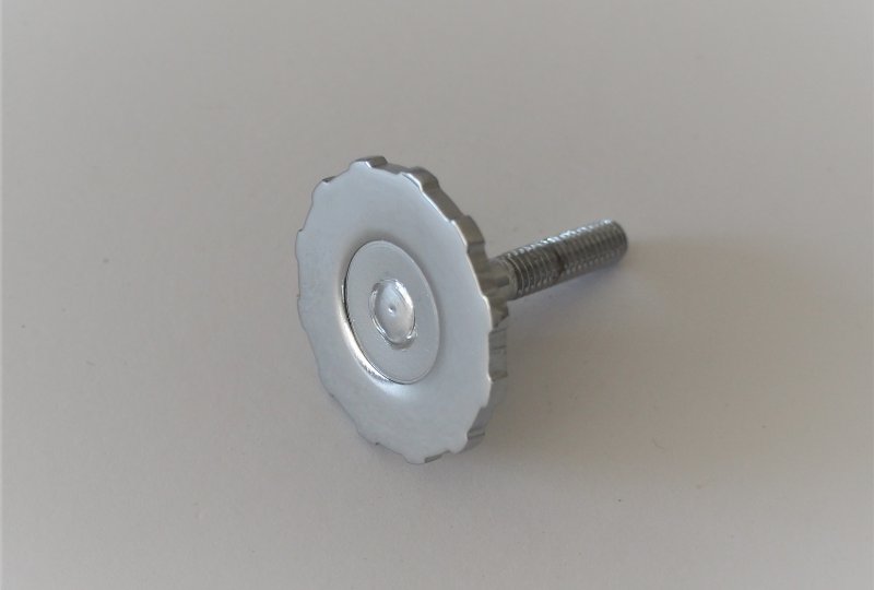 Śruba puszki bocznej, chrom, Jawa 634, 638, 639-photo1