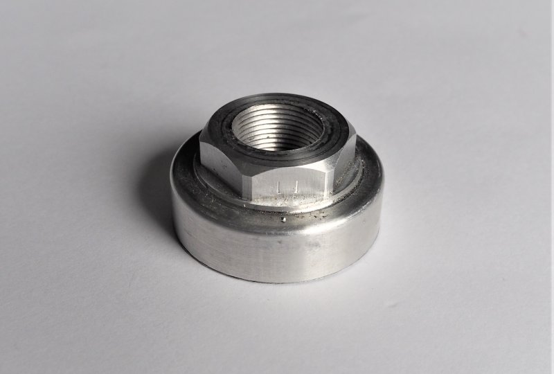 Nakrętka dolna korpusu gaźnika, aluminium, AMAL 76/276-photo2