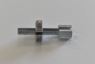 Śruba regulacji nastawu linki z nakrętką, ocynk, M6x40mm, Jawa, CZ