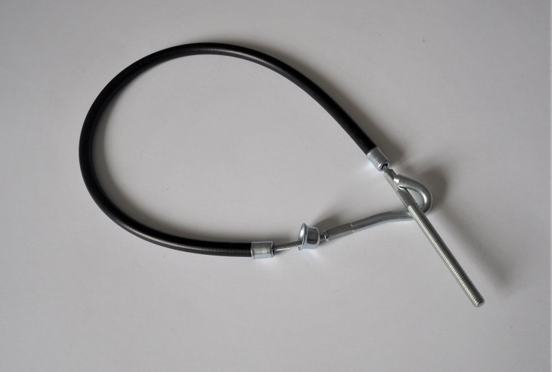 Linka hamulca z hakiem tył 40/59 cm, Jawa 634-640-photo1