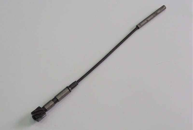 Napęd licznika, 11 zębów, długość 223mm, średnica 6mm, oryginał, Jawa 250 Kyvacka, Panelka-photo1