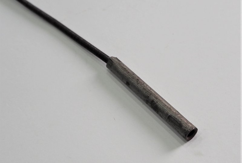 Napęd licznika, 11 zębów, długość 223mm, średnica 6mm, oryginał, Jawa 250 Kyvacka, Panelka-photo3