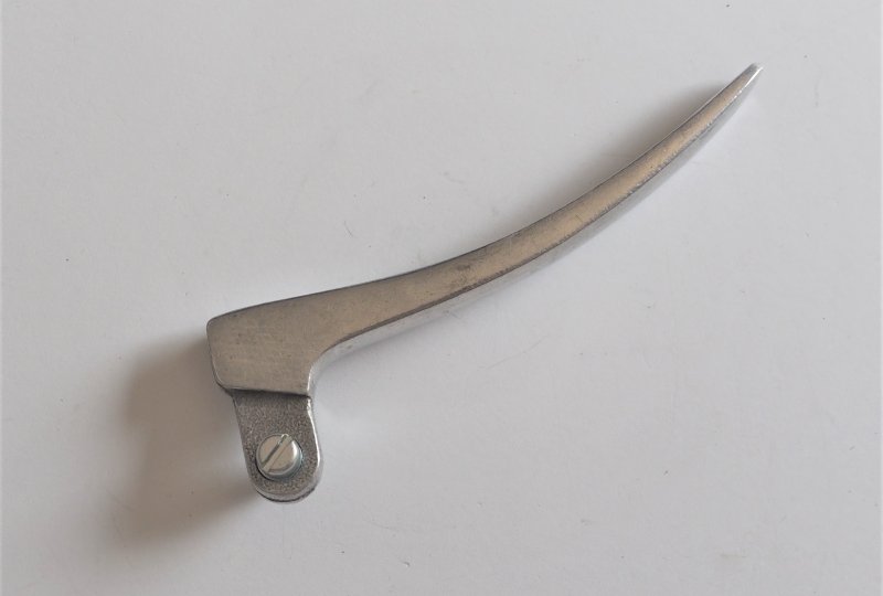 Klamka kierownicy, alumniowa, nieporelowana - prawa, Jawa, CZ-photo1