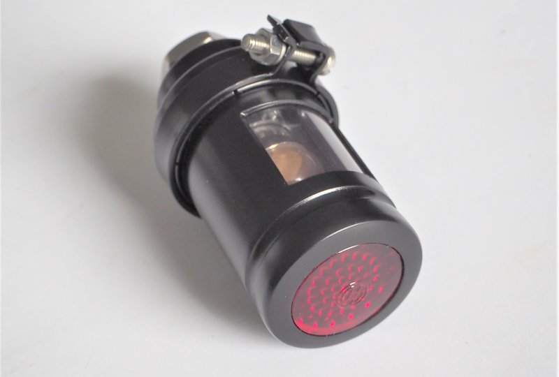 Lampa tylna, JN5S25, czarna lakierowana, Jawa Special, Villiers, OHV-photo2