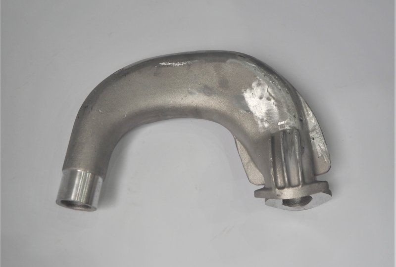 Kolektor wydechowy, aluminium, Jawa 175 Villiers-photo1