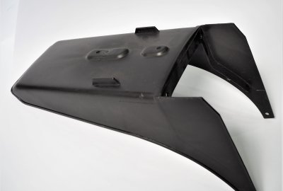 Błotnik tylny, z wycięciem, plastik, Jawa 638-640