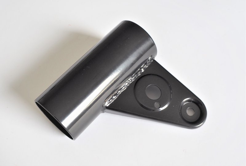 Uchwyt przedniej lampy, prawy, czarny, Jawa 638,639-photo1