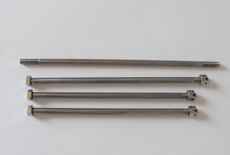 Ośki przedniego zawieszenia, 4 szt., nierdzewne, polerowane, Jawa 175/250 Special-photo1