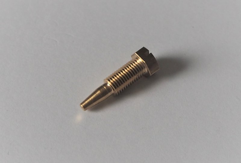 Śruba regulacji składu mieszanki, Jikov 2924, 2922, Jawa Perak, OHC-photo1
