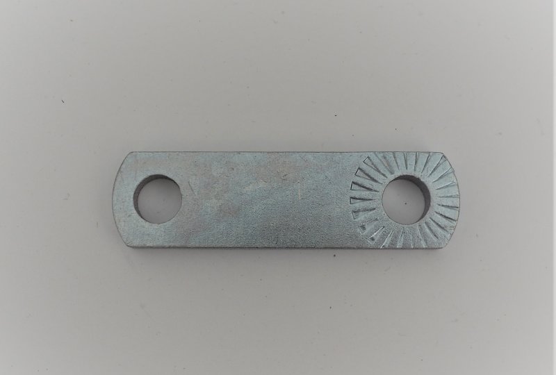Uchwyt stopki z radłowaniem, 90 mm, ocynk, CZ 476-488-photo1