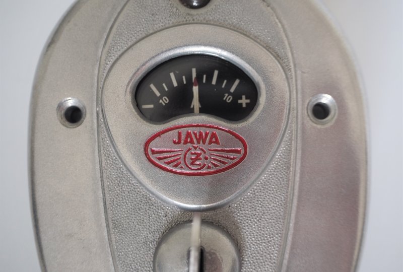 Stacyjka z amperomierzem 10A (+), oryginalna, po renowacji, Jawa, CZ-photo2