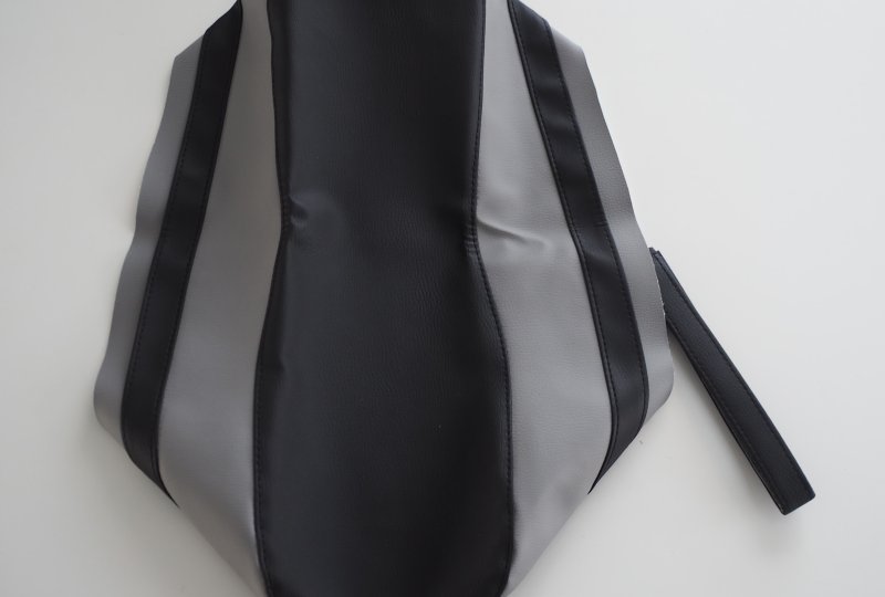 Pokrowiec na siedzenie, czarno-szary,  Jawa 50 typ 05/20/21-photo2