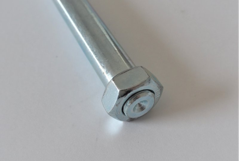 Ośka przedniego koła, M12 x 1,5 x 152 mm, ocynk, Jawa 50 typ 05/20/21/23-photo4